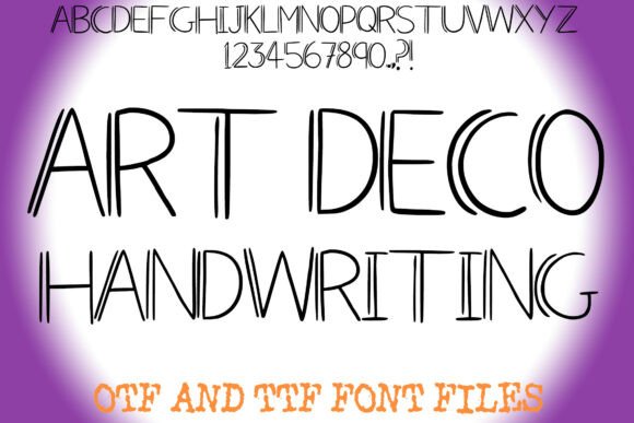Art Deco Handwriting Font for Bold Campaigns