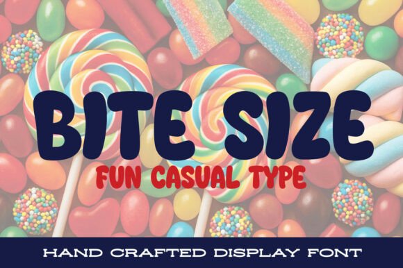 Bite Size: The Playful Display Font for Makers