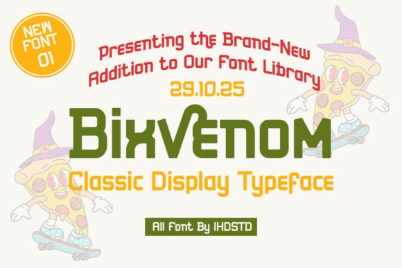 Bixvenom Typeface for Elegant Web Design
