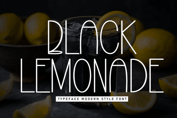 Black Lemonade: A Timeless Handwritten Display Font for Branding