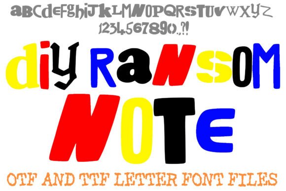 Build Bold Brand Identity with Diy Ransom Note Typeface