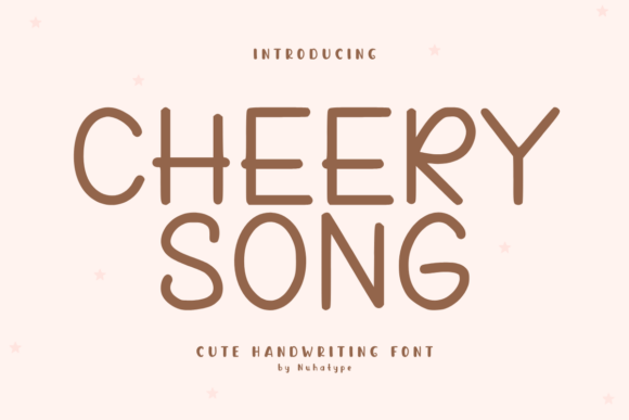 Cheery Song Font: Joyful Typography for Web Design