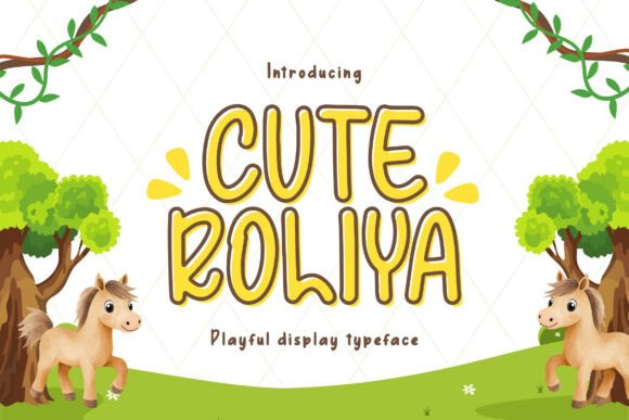 Cute Roliya: The Perfect Display Font for Handmade Brands