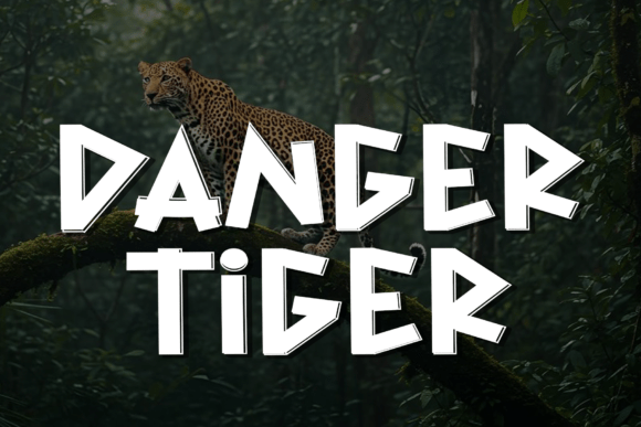 Danger Tiger: A Ferocious Display Font for Web Design