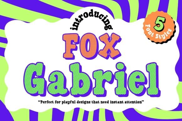 Fox Gabriel: The Bold Display Font for Scroll-Stopping Content