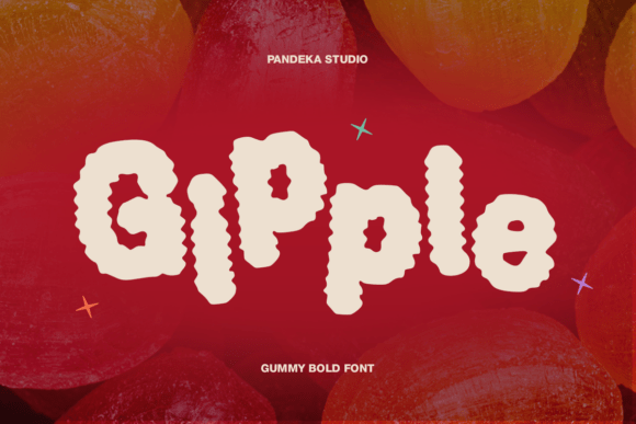Gipple: A Sweet Display Font for Handmade Brands