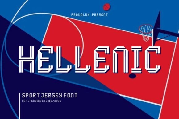 Hellenic: A Bold Display Font for Modern Branding