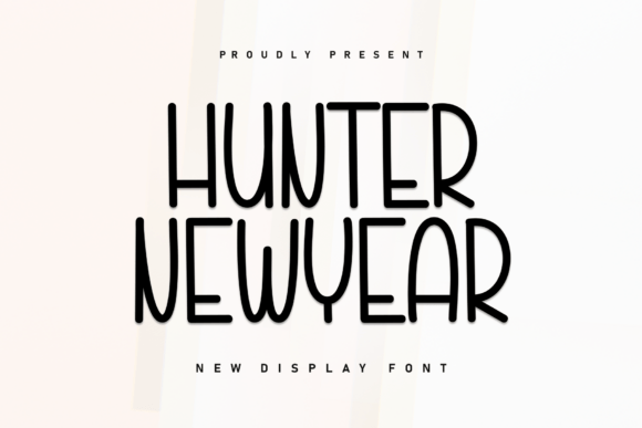 Hunter Newyear: The Perfect Handwritten Display Font