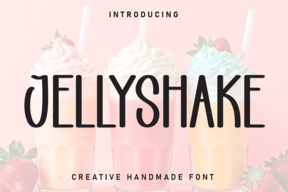 Jellyshake: A Whimsical Handwritten Display Font for Playful Brands