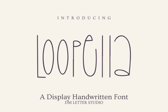 Loopela Font: A Playful Display Typeface for Modern Brands