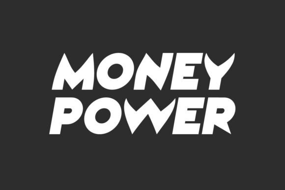 Money Power: A Bold Display Font for Modern Editorial Design