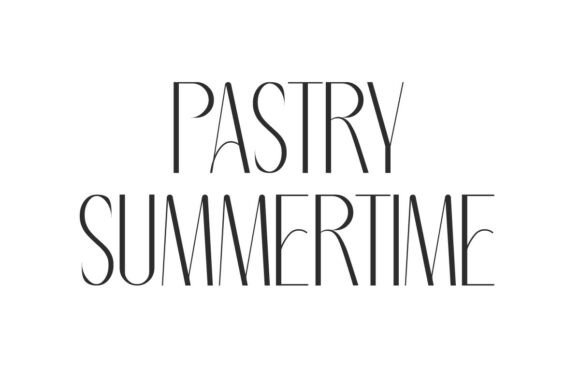 Pastry Summertime Font for Modern Web Design