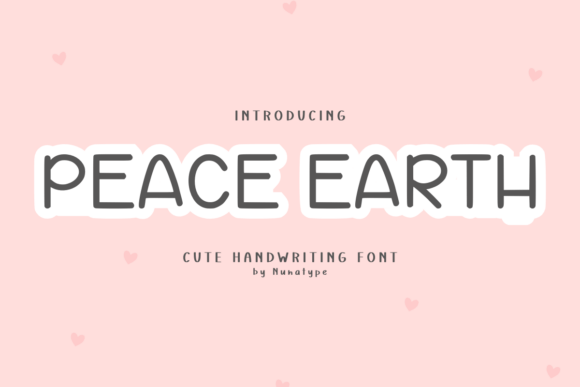 Peace Earth Font: A Warm Typeface for Small Business Branding