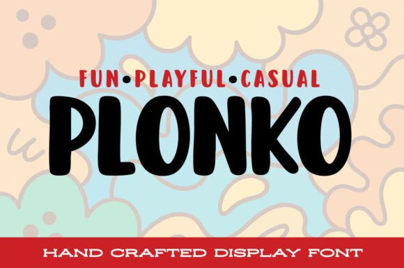 Plonko: A Bold Display Font for Editorial Impact