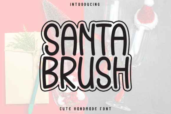 Santa Brush: The Handwritten Display Font for Elegant Branding