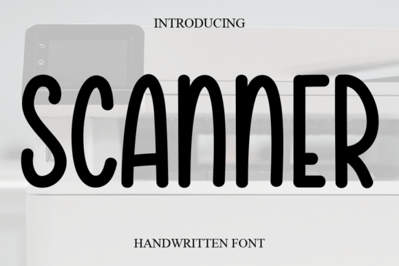 Scanner: A Handwritten Display Font for Editorial Design