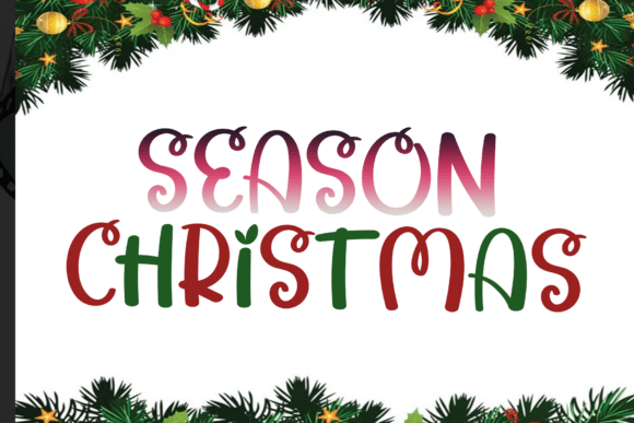 Season Christmas Font for Elegant Branding Projects