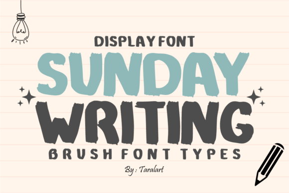 Sunday Writing: A Bold Display Font for Modern Branding