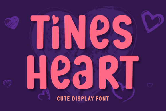 Tines Heart: The Sweet Display Font for Modern Branding